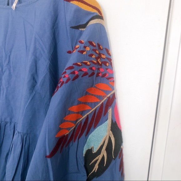 Free People Mini Obsessions Dress size Small Blue Periwinkle - Picture 8 of 10